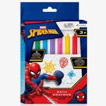 Crayones Para La Bañera X 5 Colores Spiderman