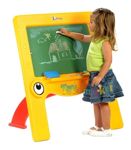 Pizarron De Pie Rebatible Para Tizas Y Marcadores Rotoys