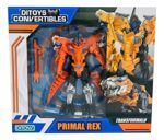 Juguete Muñeco  Dinosaurio  Primal Rex Figura Convertible