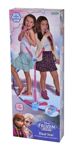 Frozen Micrófono Doble De Pie Ditoys Infantil