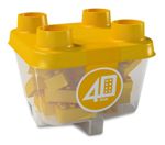 Ladrillos Rasti Colores 40 Piezas Amarillo Nuevo Producto