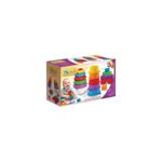3 En 1 Didactico Torre Apilable Bloques Anillos Rasti