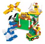 Blocky Dinosaurios 2 Muñecos 260 Pzs Bloques
