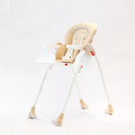 SILLA DE COMER PLEGABLE MARRON BEBESIT 6600-D