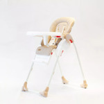 SILLA DE COMER PLEGABLE MARRON BEBESIT 6600-D