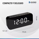 Radio Reloj Suono Inalámbrico Bluetooth