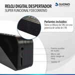 Radio Reloj Suono Inalámbrico Bluetooth