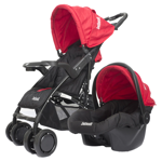 COCHE TRAVEL SYSTEM ONYX ROJO BEBESIT 1305TS-D