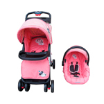 Coche Cuna de Bebe Travel System Disney Rosa Minnie