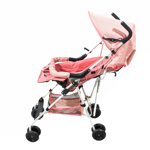 Coche Paraguitas de Bebe Disney 3 Posiciones Rosa