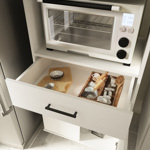 Mueble para Microondas y Grill G11 Blanco