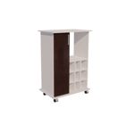 Mueble Multiuso EMC Blanco Y Wengue