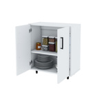 Mueble Módulo Con 2 Puertas Para Colgar O Apoyar Blanco