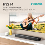 Barra De Sonido Hisense Hs214 Soundbar 108w Rms Bluetooth