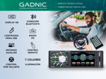 Estéreo Para Auto Gadnic Con Reproductor de Video y Control Remoto USB BT
