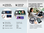 Estéreo Para Auto Gadnic Con Reproductor de Video y Control Remoto USB BT