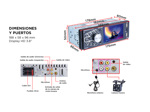 Estéreo Para Auto Gadnic Con Reproductor de Video y Control Remoto USB BT