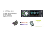 Estéreo Para Auto Gadnic Con Reproductor de Video y Control Remoto USB BT