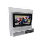 Panel para TV LED Rack TV Flotante con Estante y Nicho - BLanco