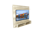 Panel para TV LED Rack TV Flotante con Estante y Nicho - Helsinki