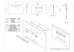 Panel para TV LED Rack TV Flotante con Estante - Blanco