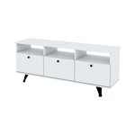 Rack Tv Centro Estant Rack Tv Blanco Mt5000bl Ancho 130cm