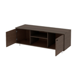Rack de TV Centro Estant Marrón C/Patas Reg. Ancho: 128cm