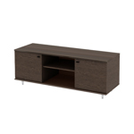 Rack de TV Centro Estant Marrón C/Patas Reg. Ancho: 128cm