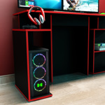 Escritorio Gamer EG3R Negro y Rojo