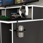Escritorio Gamer EG1BL Negro y Blanco