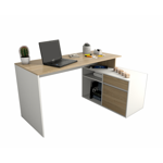 Escritorio funcional con mueble bajo Olmo con Everest