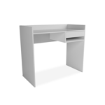 Escritorio Blanco Moderno Oficina Pc 95cm 1 Cajon Er95