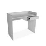 Escritorio Blanco Moderno Oficina Pc 95cm 1 Cajon Er95