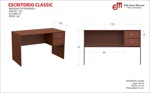 ESCRITORIO CLASSIC BLANCO
