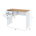 Escritorio Centro Estant Evo Blanco Paraiso Ancho: 100cm