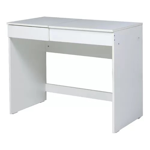 Escritorio Camarin Tocador 90 C/espejo Multiuso Melamina Color Blanco