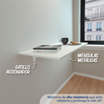 Escritorio Plegable Mesa Centro Estant 90x50 cm Home Office
