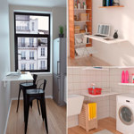 Escritorio Plegable Mesa Centro Estant 90x50 cm Home Office