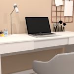 Escritorio Ricchezze Camarin con Espejo Mesina Blanco
