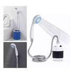 DUCHA DE MANO PARA CAMPING BAÑO MASCOTAS PORTÁTIL CON BOMBA