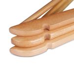 Pack X10 Perchas Lustradas Con Barral 44 Cm