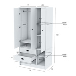 Placard Libe 30 Blanco