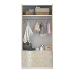Placard Ropero Juvenil 90 x 180 cm 186 X 47 X 17 cm  CODIGO 1724 HELSINKI