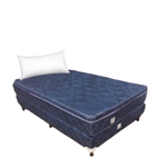 CONJUNTO SOMMIER + COLCHON MAXIKING PICASSO AZUL 080X190 1 PLAZA