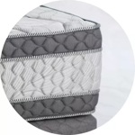 Colchon Espuma De 2 Plazas Topacio Marfil Plus 190x140 Denso