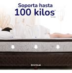 Colchón 1 Plaza y Media Espuma Alta Densidad Doble Pillow Zinus Estelar Calidad Superior Hotel 120kg