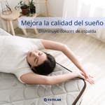 Colchón 1 Plaza y Media Espuma Alta Densidad Doble Pillow Zinus Estelar Calidad Superior Hotel 120kg
