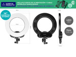 Aro Iluminador Led Gadnic 36cm 14"+ Trípode 190cm