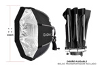 Softbox Gadnic SK90 Profesional 8 Lados Con Rotula Flash