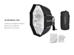 Softbox Gadnic SK90 Profesional 8 Lados Con Rotula Flash
